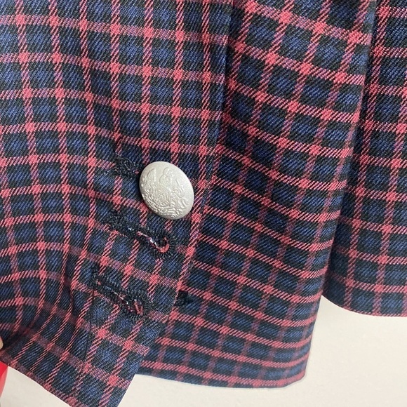 Riley & Rae Mini-checkered Blazer Size 4 - Picture 7 of 12